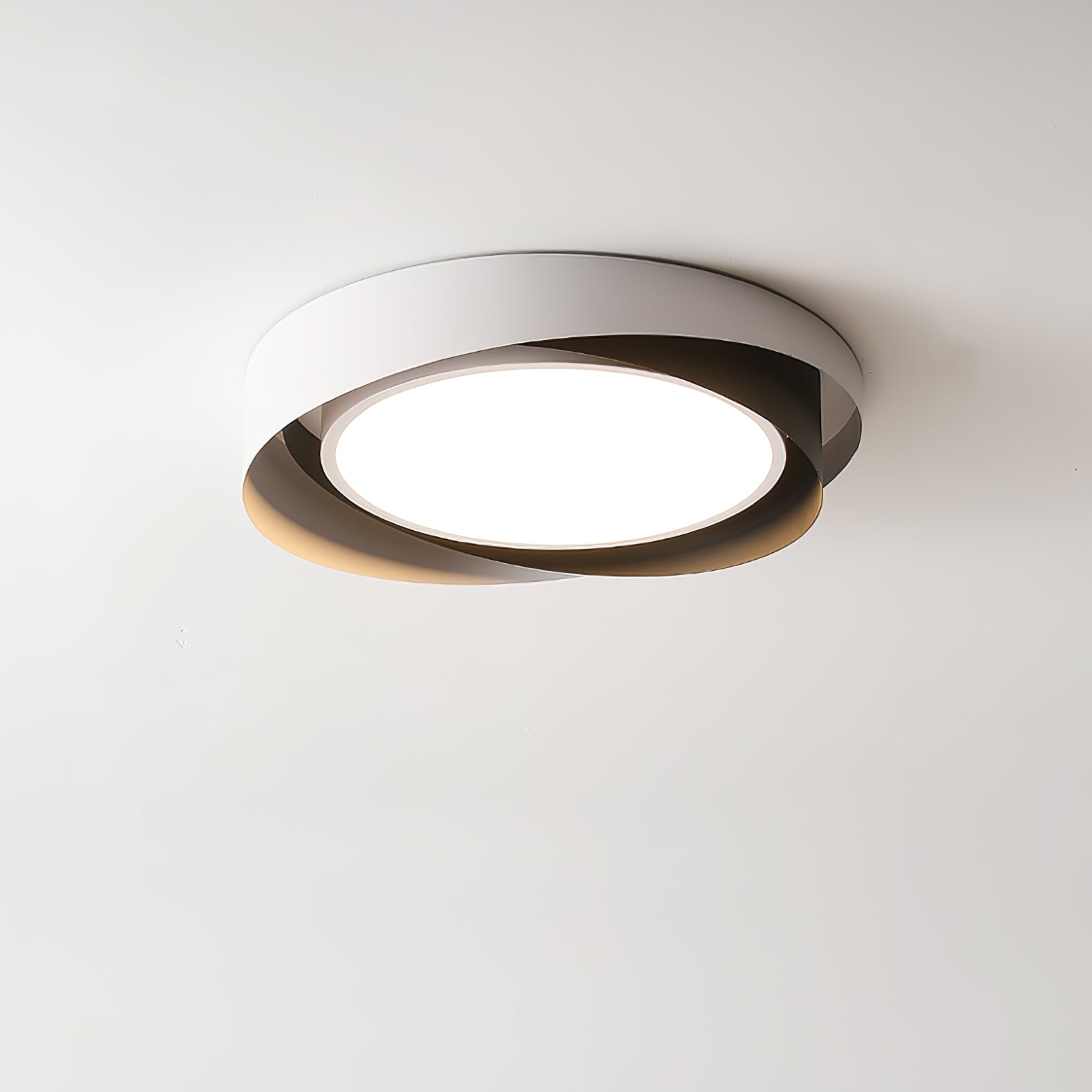 Lyra Halo Ceiling Light With Minimalist Warm Glow Design