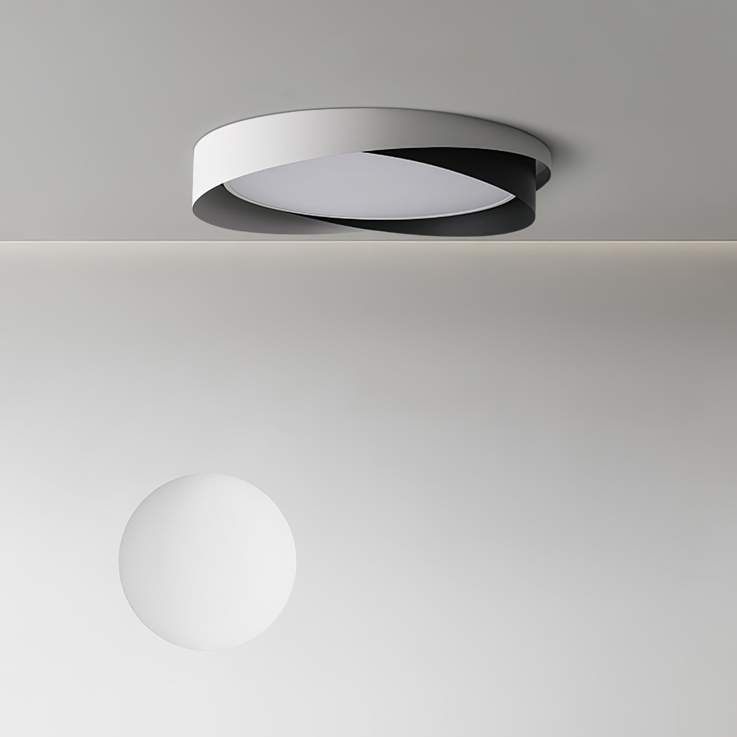 Lyra Halo Ceiling Light With Minimalist Warm Glow Design