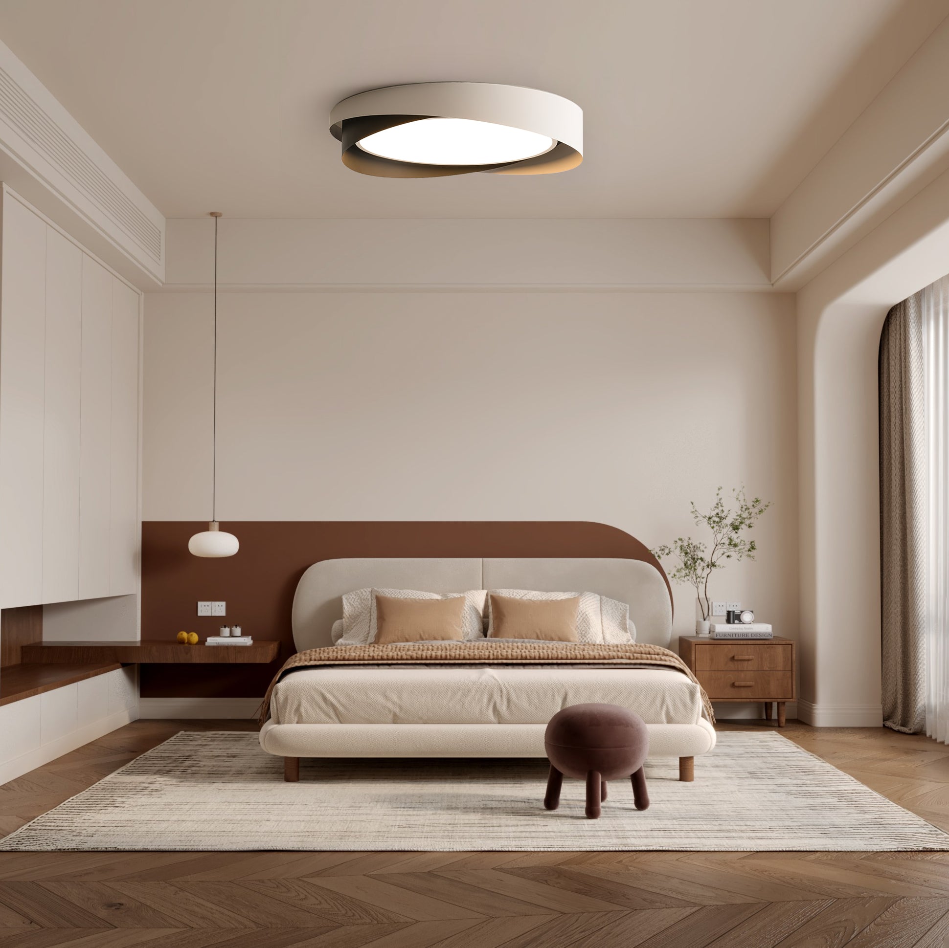 Lyra Halo Ceiling Light With Minimalist Warm Glow Design