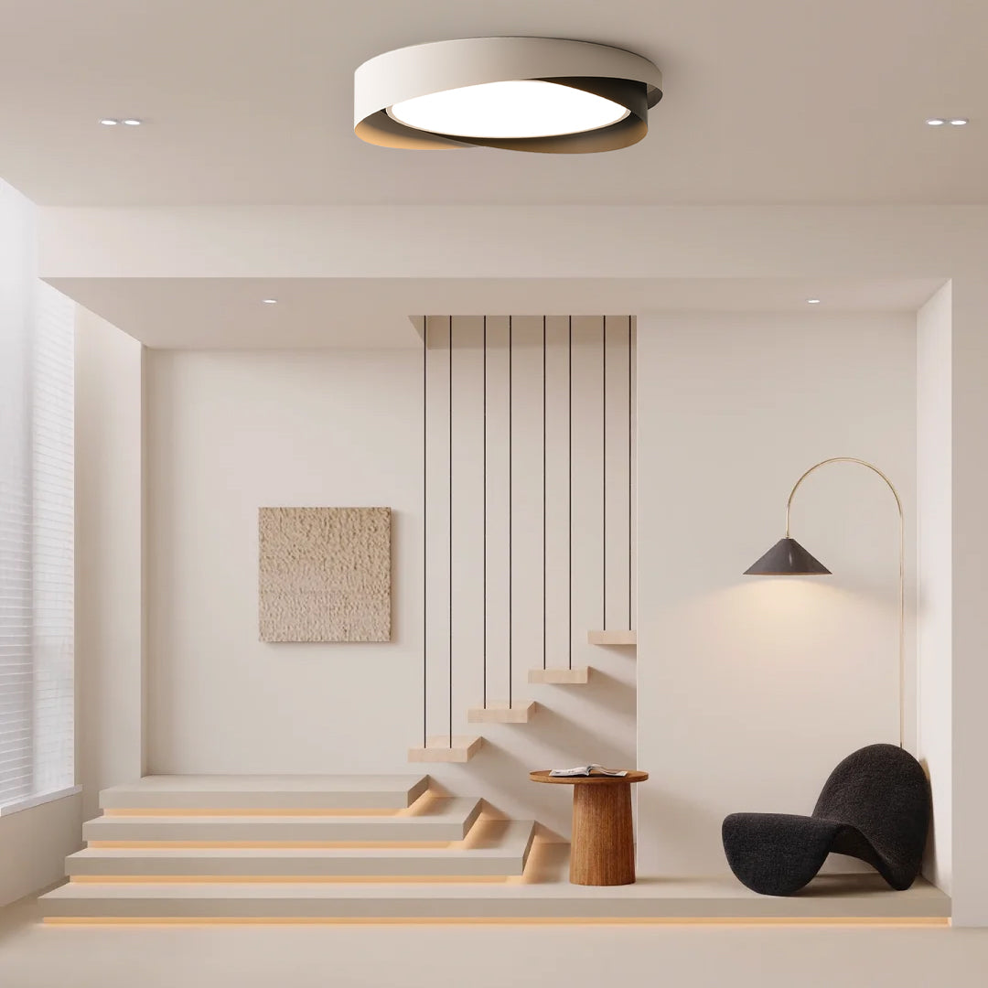 Lyra Halo Ceiling Light With Minimalist Warm Glow Design