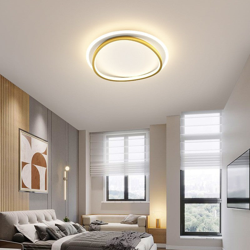 NovaLume Modern Black And Gold Ceiling Light Fixture