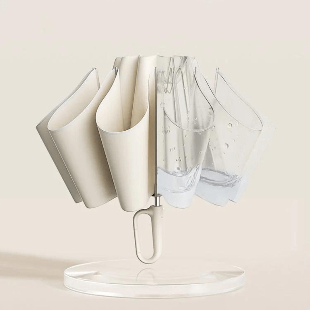 AeroGuard Automaattinen Kompakti Sateenvarjo Vahvoille Tuulille