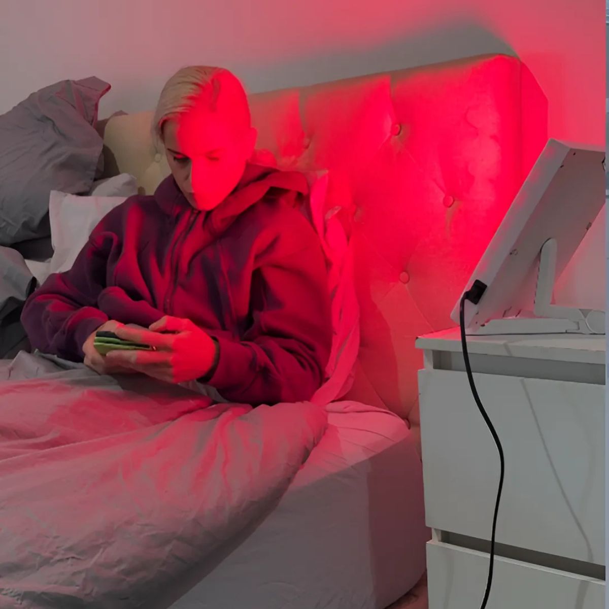 スタンド付き高性能赤外線および赤色光療法パネル、米国食品医薬品局認可