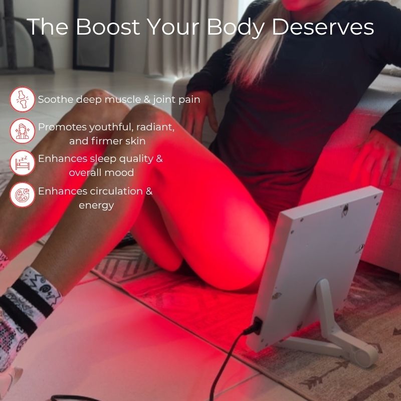 スタンド付き高性能赤外線および赤色光療法パネル、米国食品医薬品局認可