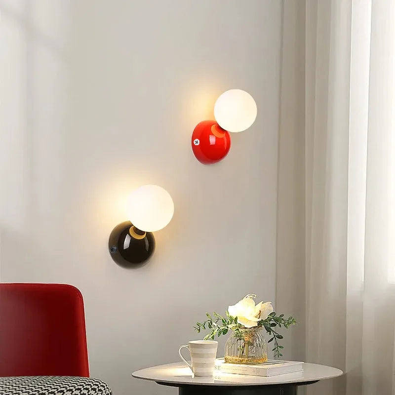Quorra Cream Wall Lamp With Frosted Glass Shade Soft Glow