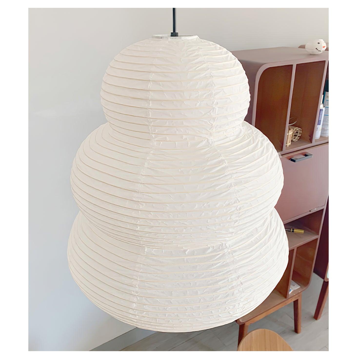 Silvara Mulberry Paper Pendant Light With Soft Glow