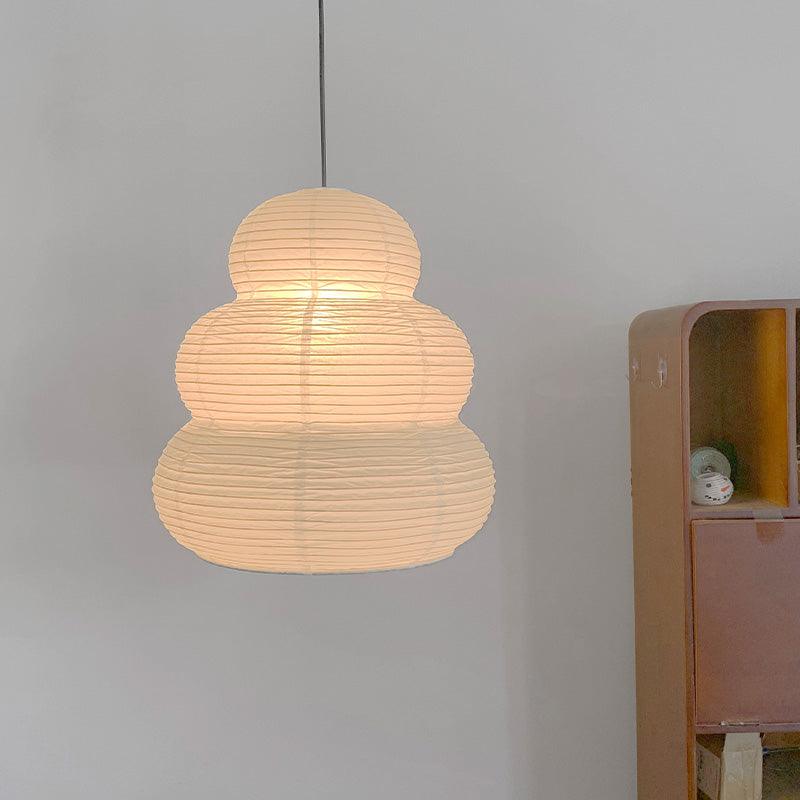 Silvara Mulberry Paper Pendant Light With Soft Glow