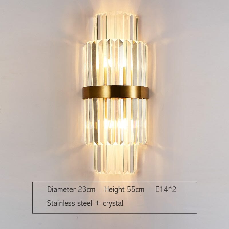 Celestia Crystal Wall Lamp Modern Sconce for Hallways