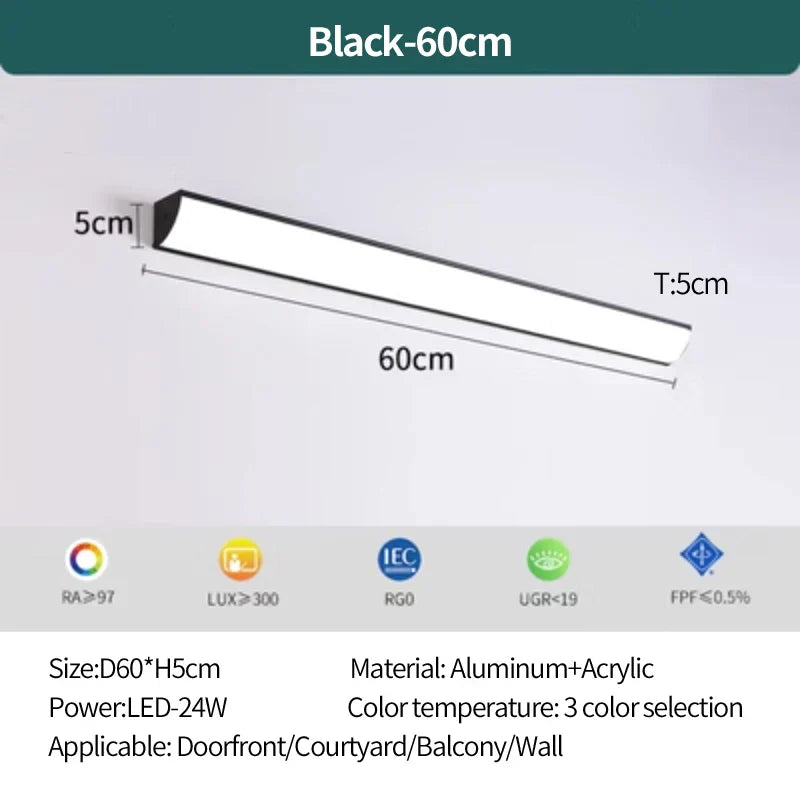 Astraea Outdoor Wall Lamp Rust Resistant LED Light Durable