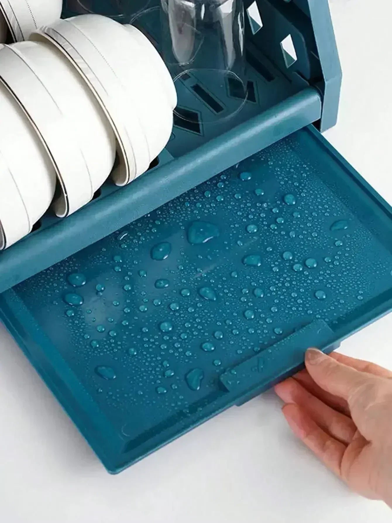 Organizador de Escorredor de Louça Dobrável em Aço Inoxidável NexaFold