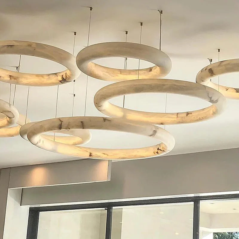 Aurelian réz függeszték spanyol márvány gömbbel