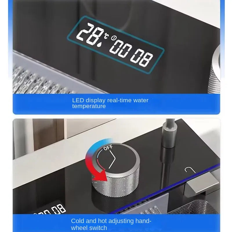 Torneira de Cozinha em Aço Inoxidável NovaFlow Premium com Cascata