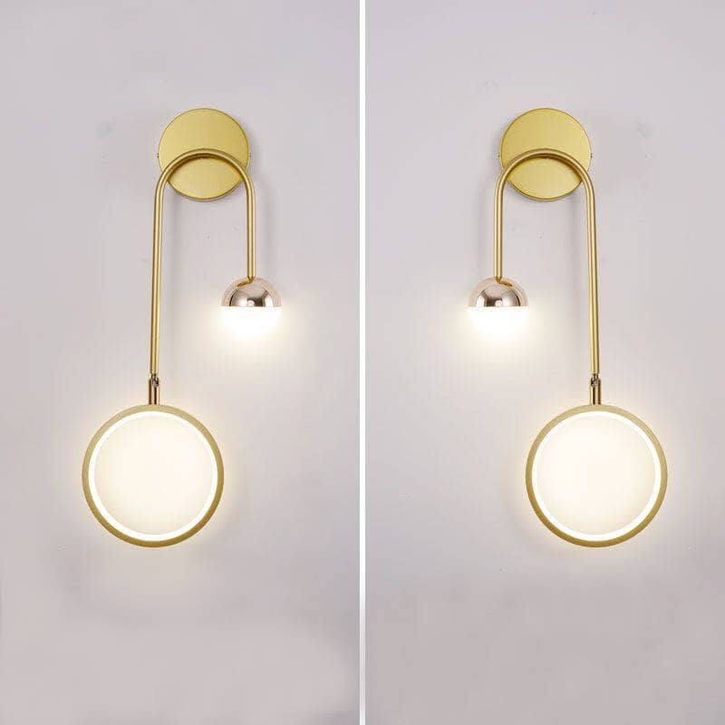 NordicGlow Acrylic Wall Light for Modern Living Spaces