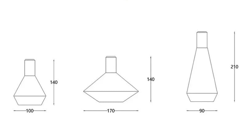 Amalfi | Lámpara colgante LED minimalista moderna italiana para comedor