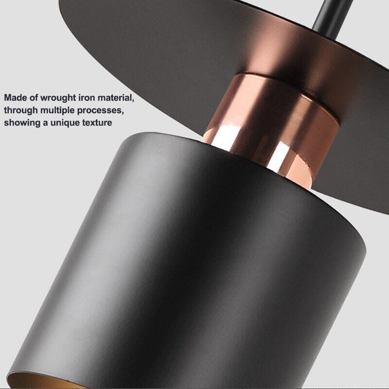 מנורת תלייה LED בסגנון נורדי AureaLume לחללי מגורים