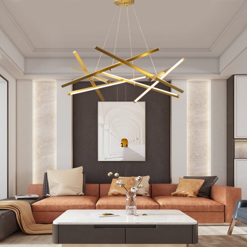 NovaQuell Sputnik Chandelier With Soft LED Ambiance