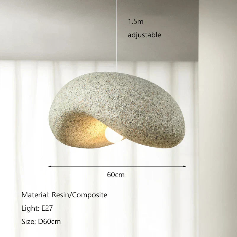 Lampada a sospensione Mori Wabi Sabi con finitura in metallo