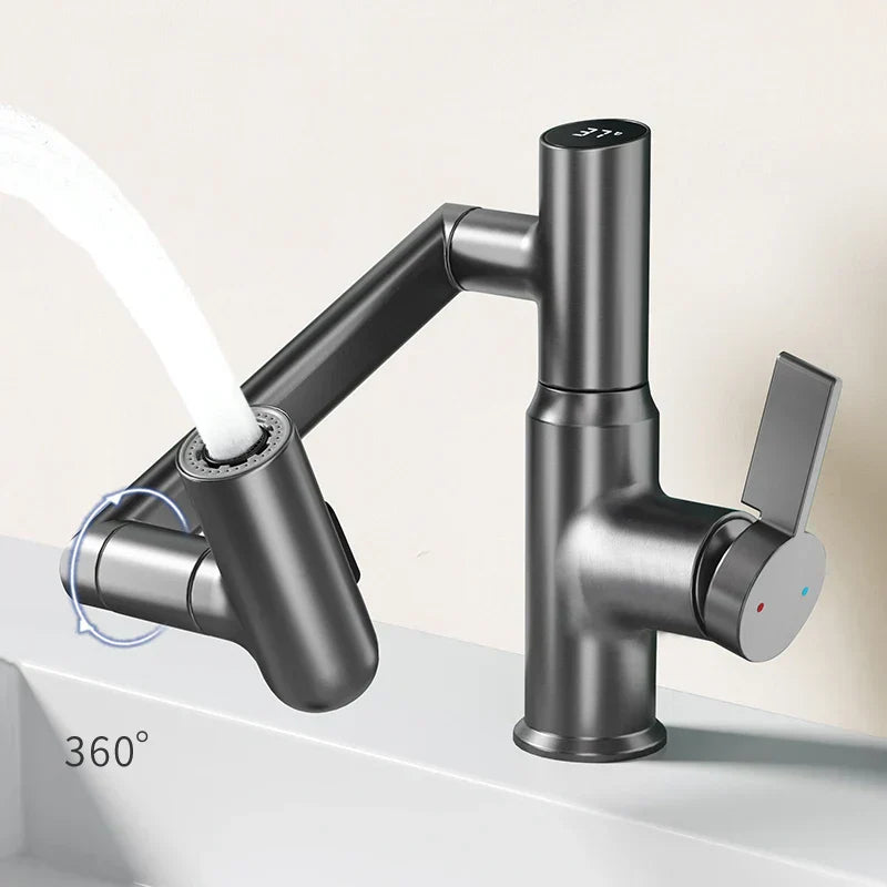 Torneira Digital para Lavatório NovaSprout LED com Display de Temperatura