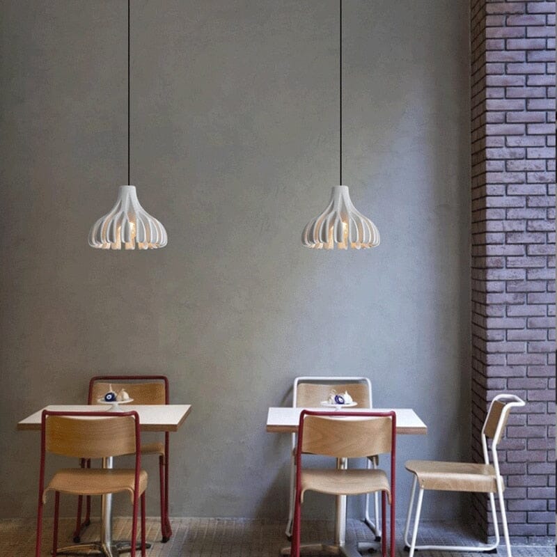 Novaire Macaron Resin Pendant Lamp For Elegant Rooms