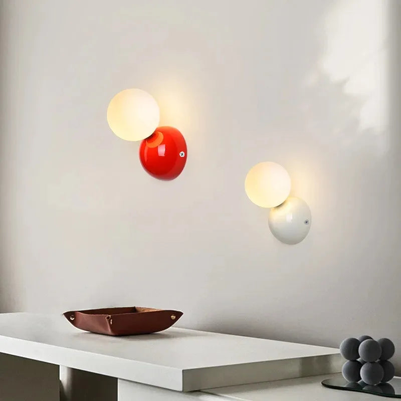 Quorra Cream Wall Lamp With Frosted Glass Shade Soft Glow