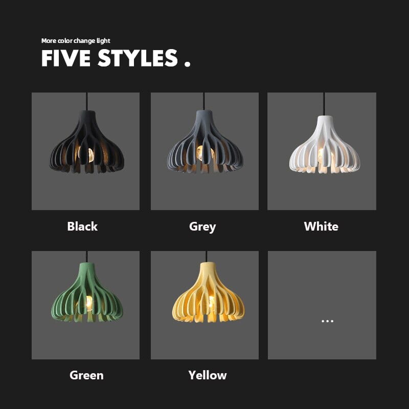 Novaire Macaron Resin Pendant Lamp For Elegant Rooms