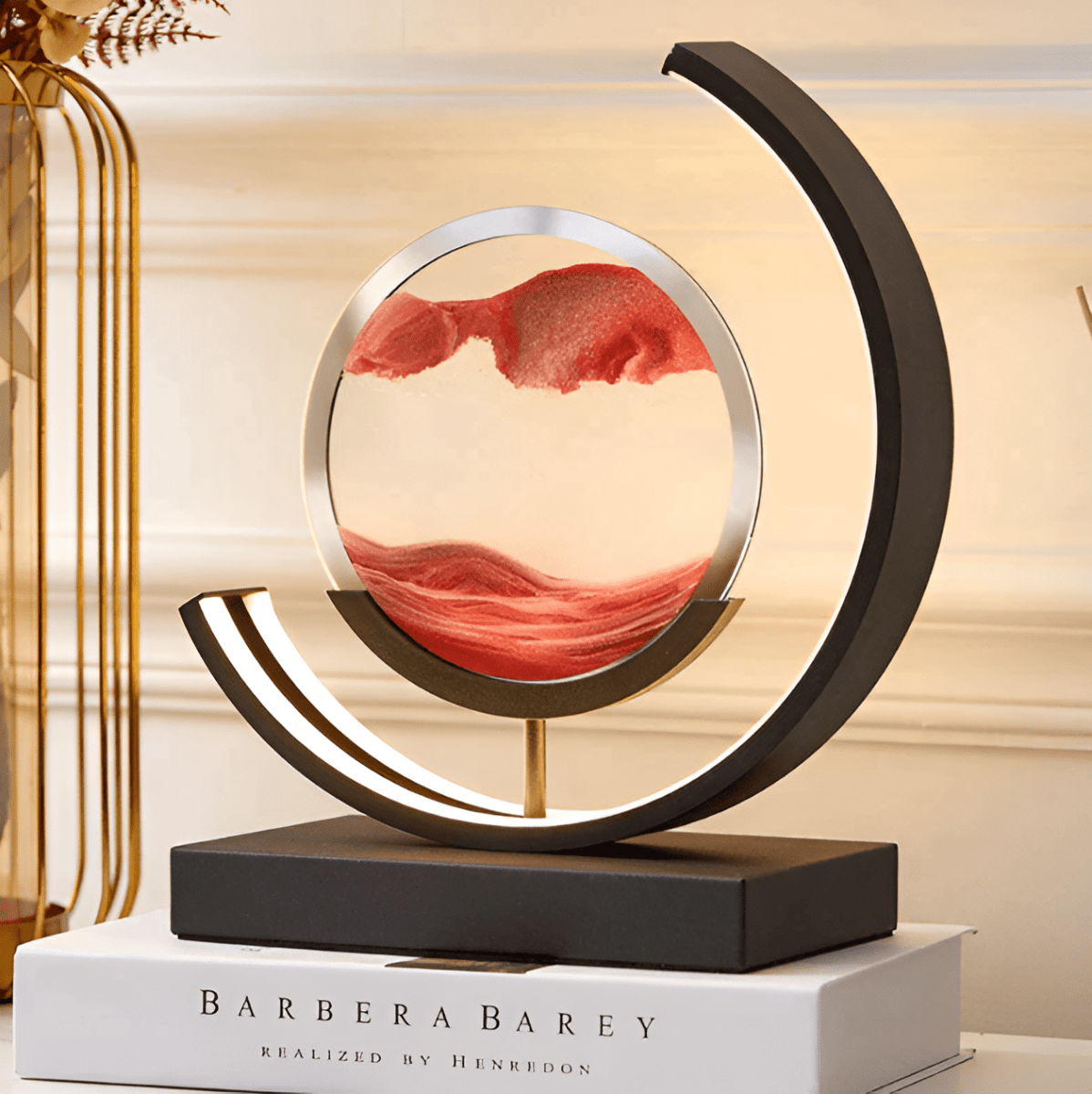 宁静沙漏灯,带来安抚的流动与氛围照明