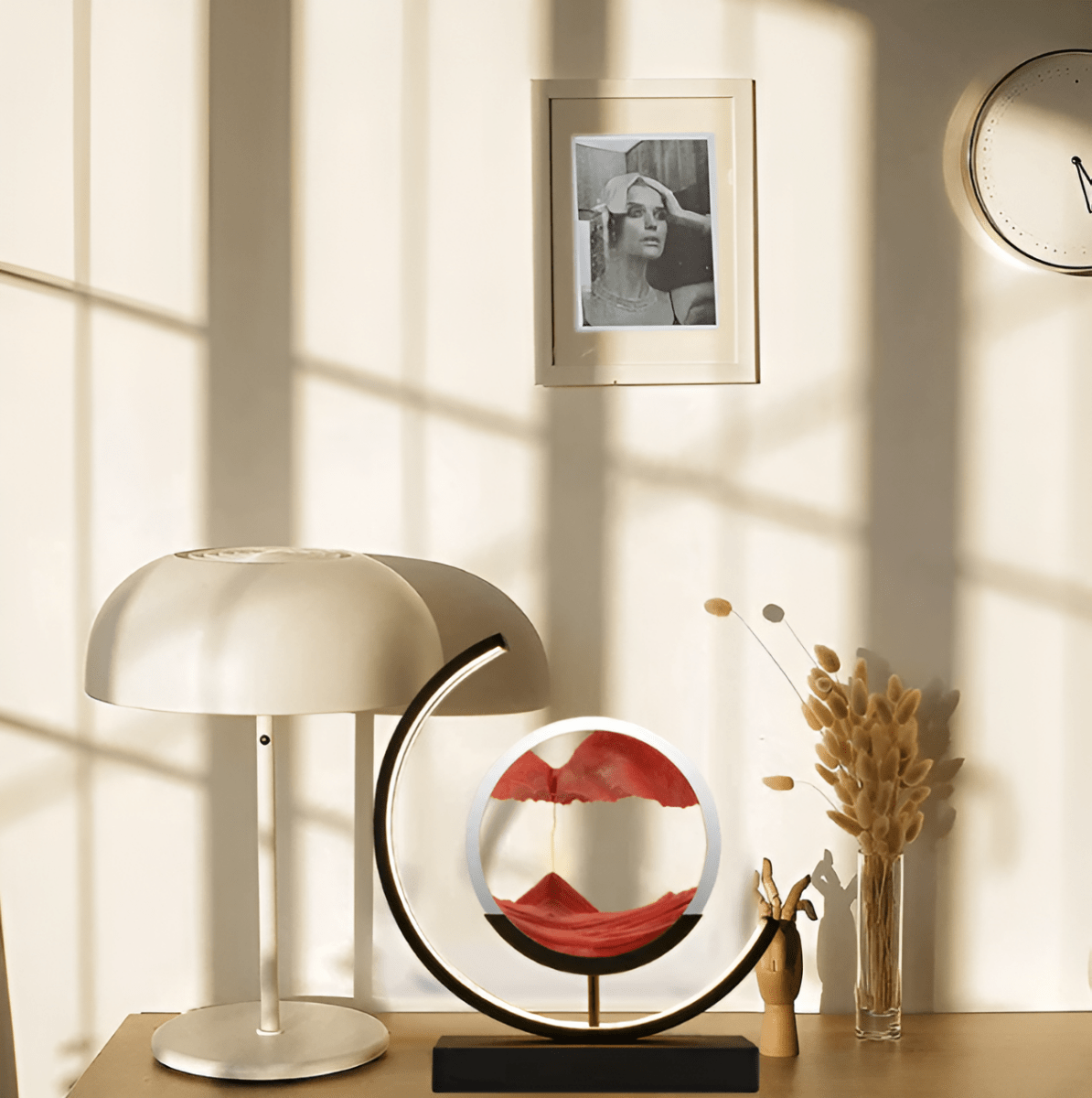 宁静沙漏灯,带来安抚的流动与氛围照明