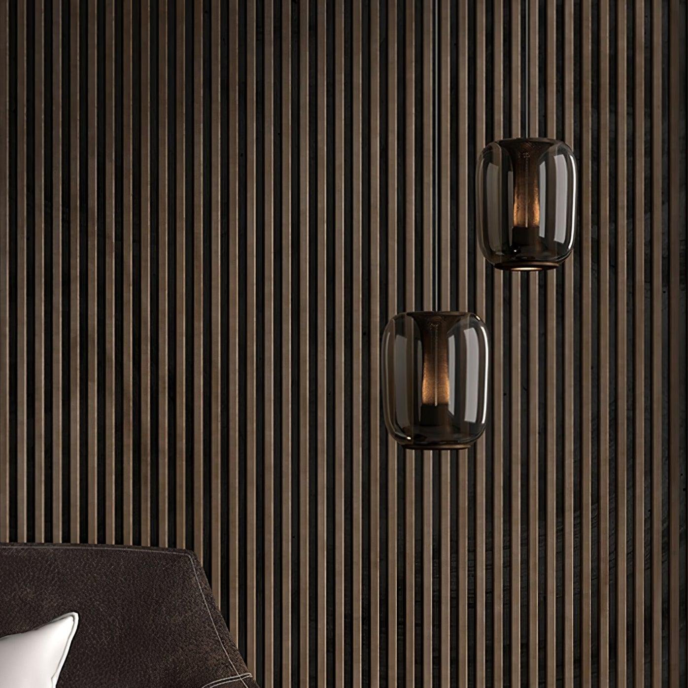 Aurea glasspendellamper for stuer med mykt varmt lys