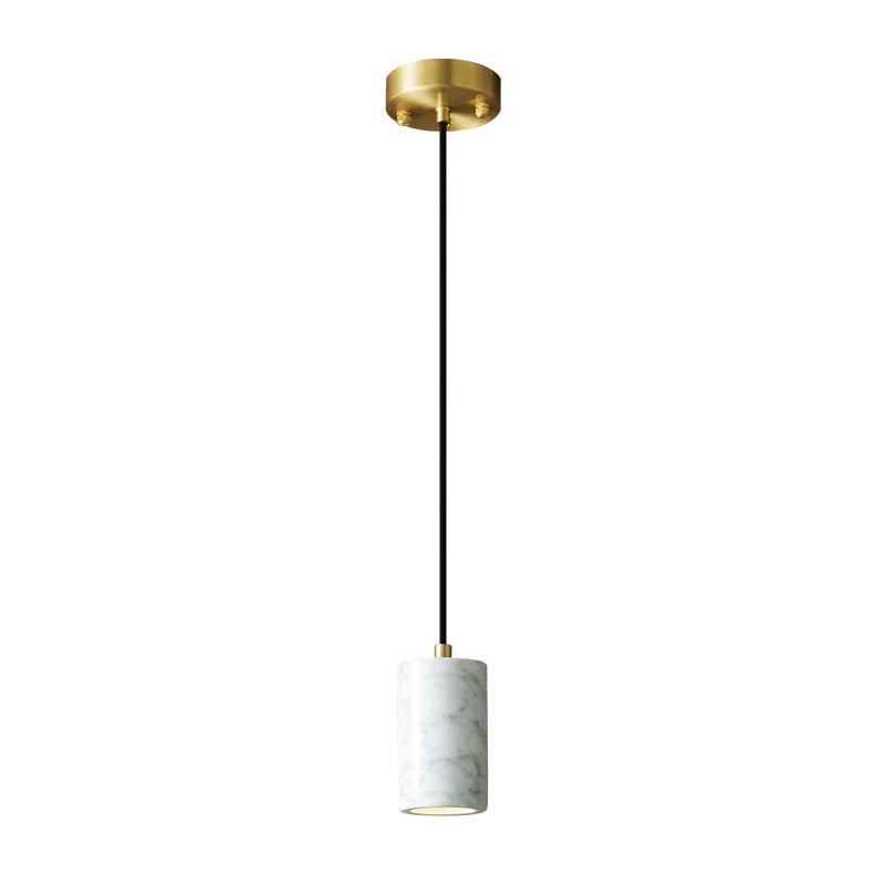 Kirrea Minimalistyczna lampa wisząca LED z marmuru do użytku domowego