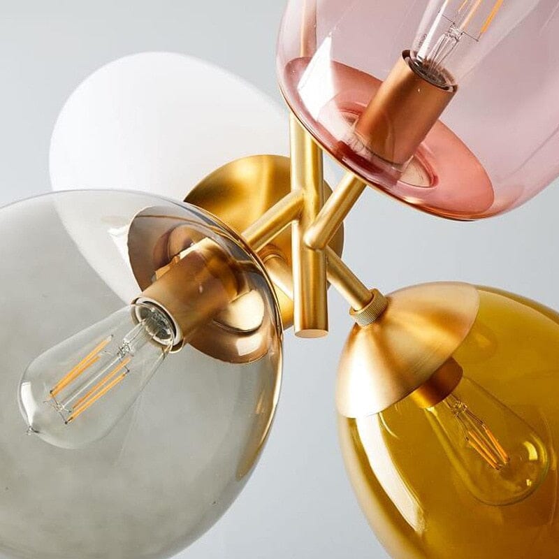 Vellara Colorful Glass Pendant Light In Postmodern Style