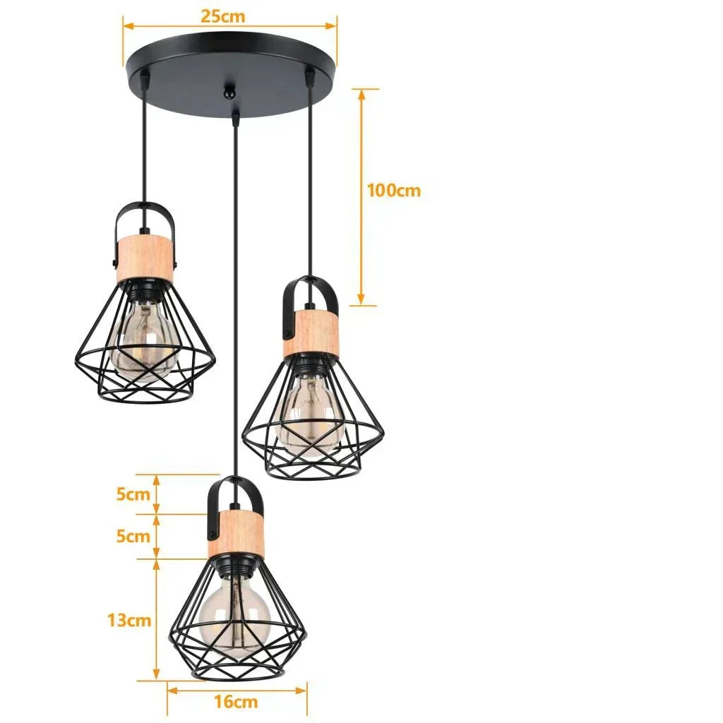 Nordic Solid Wood Pendant Lights For Natural Warmth