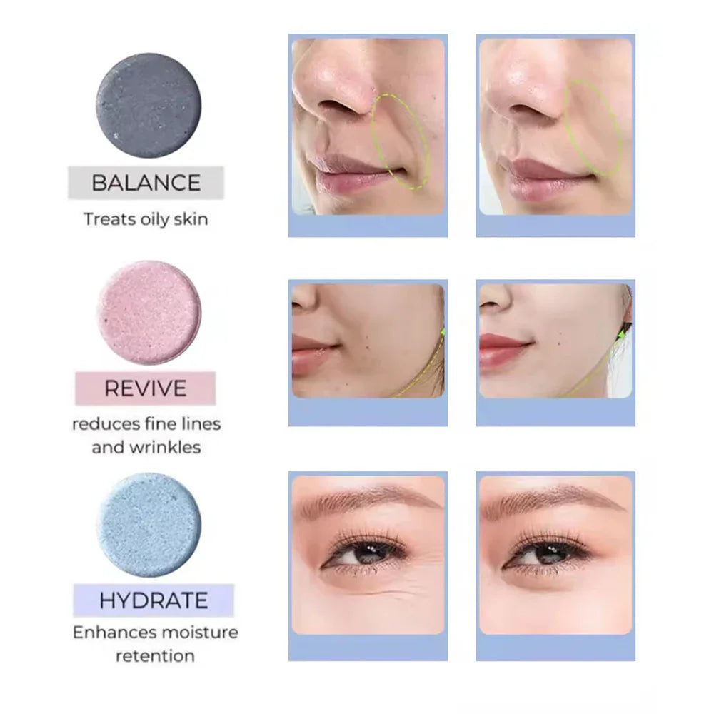 七合一面部二氧化碳氧气泡机,用于精华凝胶按摩、去角质和焕肤