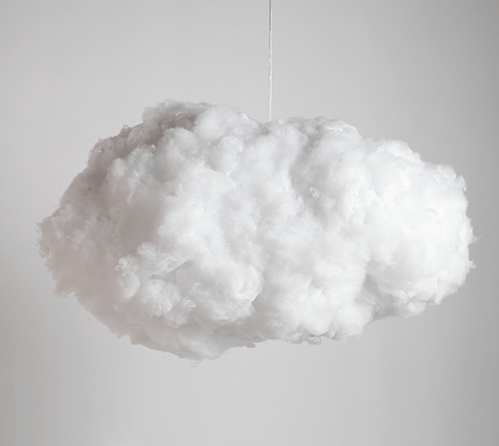LumaCloud Cotton Cloud taklampe med mykt varmt lys