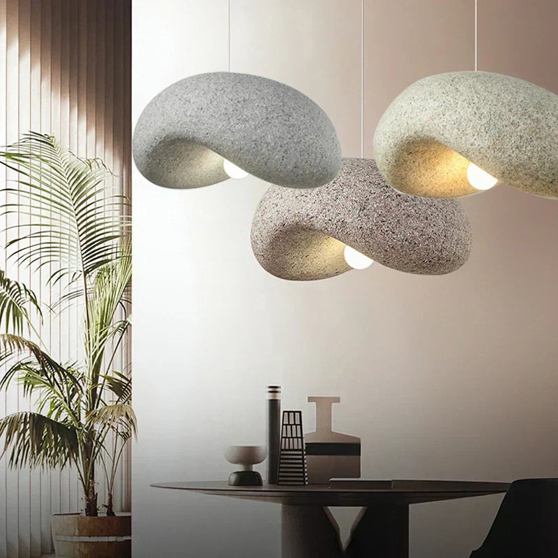 Lampada a sospensione Mori Wabi Sabi con finitura in metallo