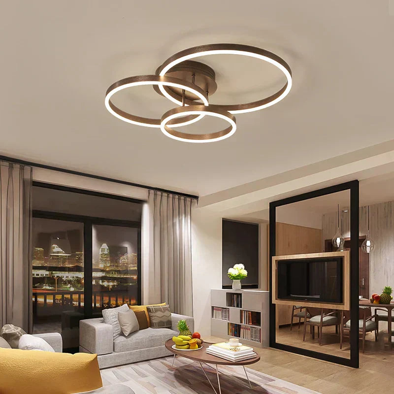Aurelia LED Ceiling Lamp With Dimmable Finish For Areas