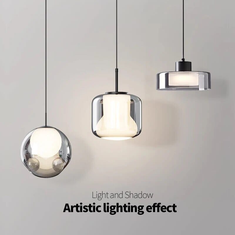 Aurelia Réz Üveg LED Deluxe Függeszték Lámpatest