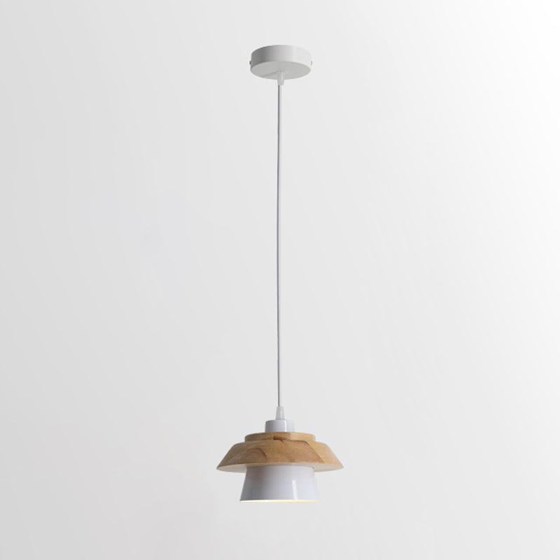 SylvaStone Wood and Stone Pendant Light for Living Spaces