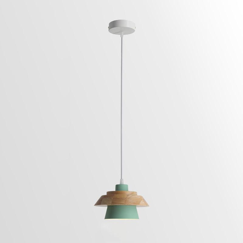 SylvaStone Wood and Stone Pendant Light for Living Spaces