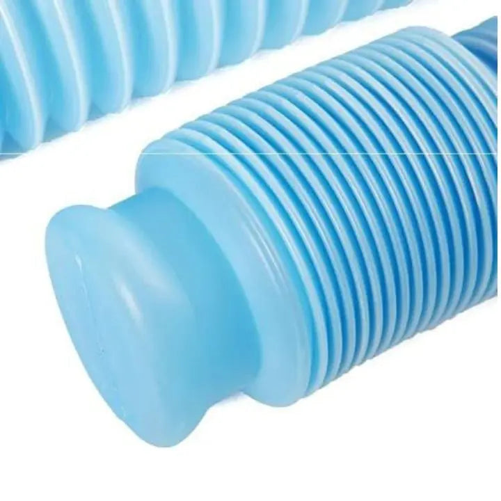 Orinale portatile espandibile per uomini, orinale da viaggio a tenuta stagna da 750 ml, pannello blu sicuro senza BPA