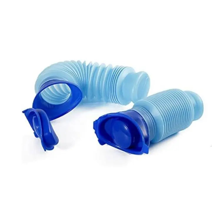 Orinale portatile espandibile per uomini, orinale da viaggio a tenuta stagna da 750 ml, pannello blu sicuro senza BPA