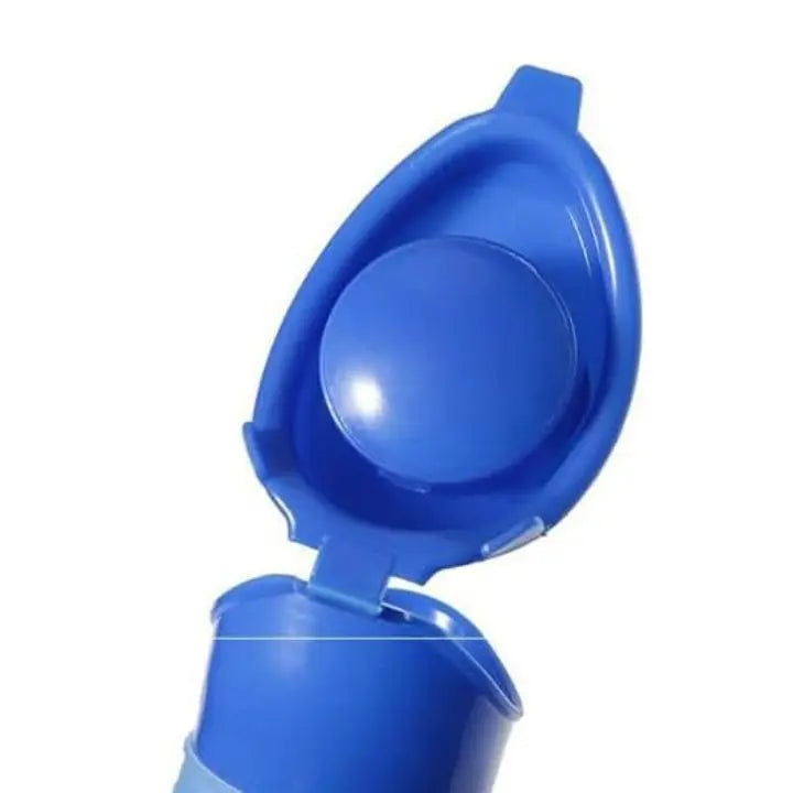 Orinale portatile espandibile per uomini, orinale da viaggio a tenuta stagna da 750 ml, pannello blu sicuro senza BPA