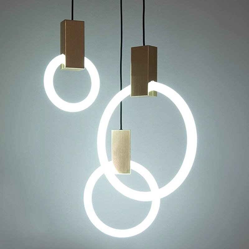 VesperHalo Ceiling Pendant Light Circular Modern Fixture