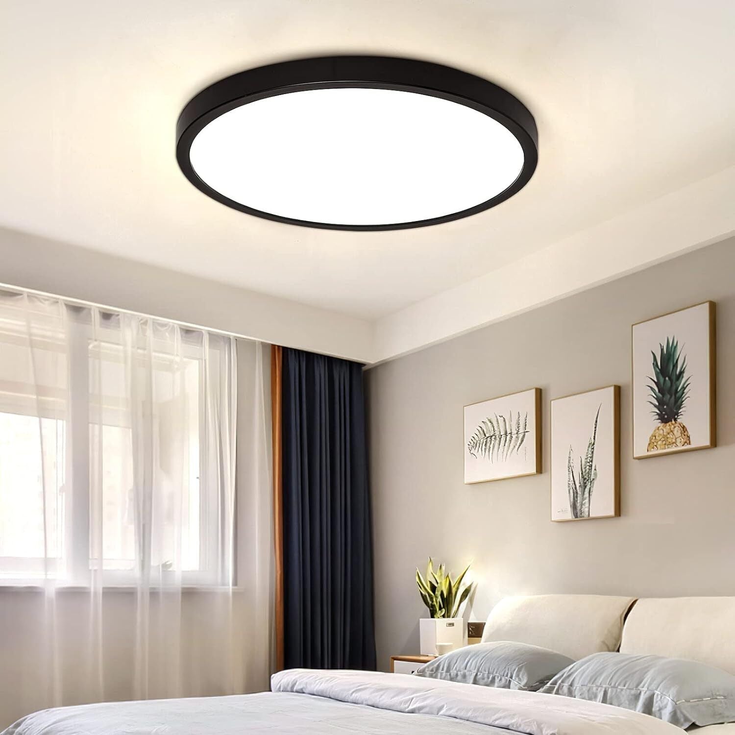 LumaNova Ultra-Thin Waterproof LED Bathroom Ceiling Light