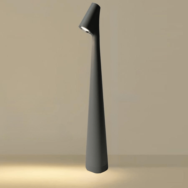 Stylish Rechargeable Metal Table Lamp Indoors And Outdoors