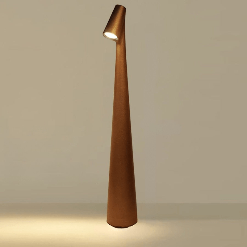 Stylish Rechargeable Metal Table Lamp Indoors And Outdoors