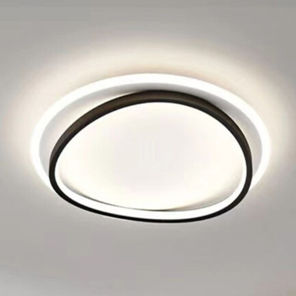 NovaLume Modern Black And Gold Ceiling Light Fixture