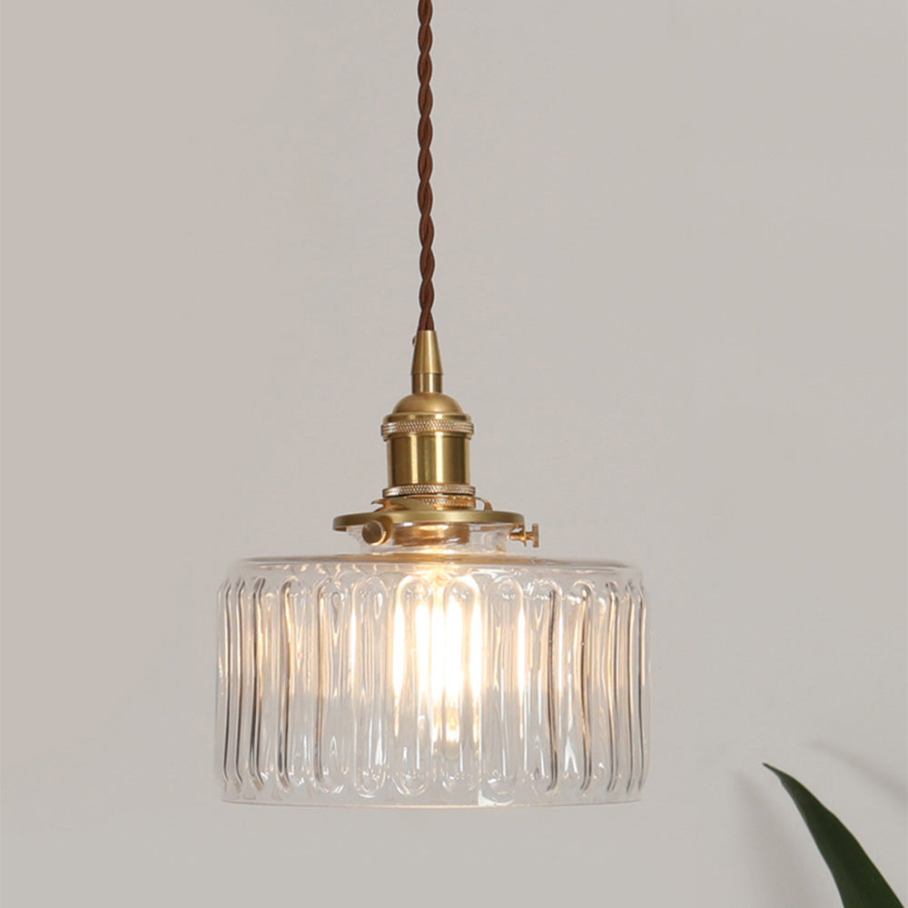 Liora Suspension Cristal Avec Abat-Jour En Verre Élégance Intemporelle