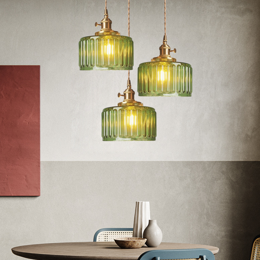 Liora Suspension Cristal Avec Abat-Jour En Verre Élégance Intemporelle