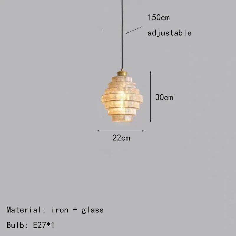 Aurora Layered Nordic Chandelier with Dimmable LED