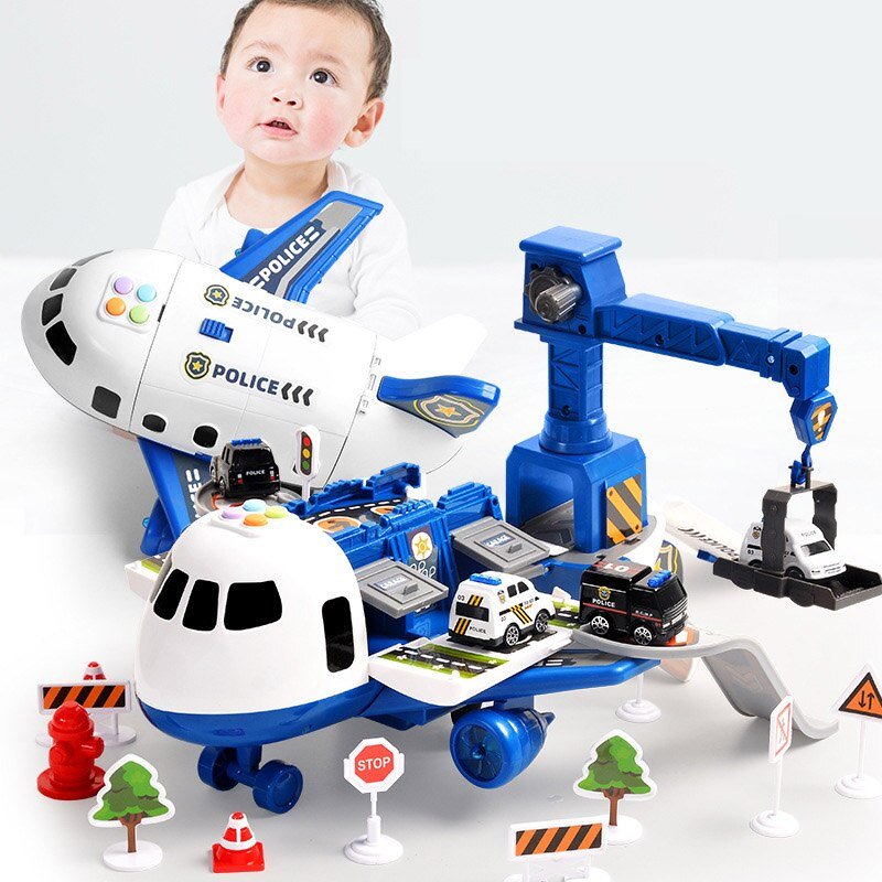 Voyager Plane And Vehicle Set Non-Toxic ABS ASTM EN71 Compliant